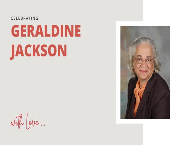 Obituary information for Geraldine Jackson